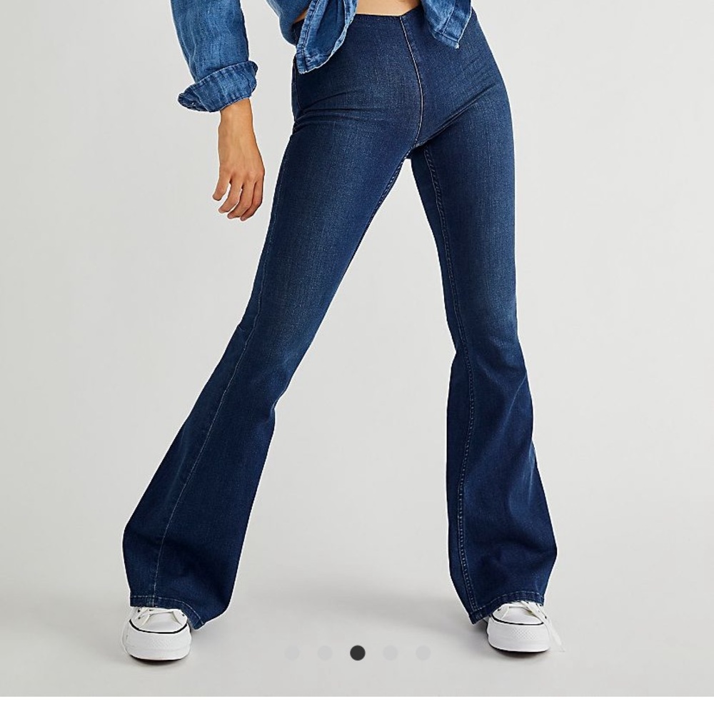 Free People Penny Pull on Flare Jean